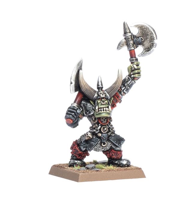 Orc and Goblin Tribes Classic Black Orc Bigboss (RESIN)