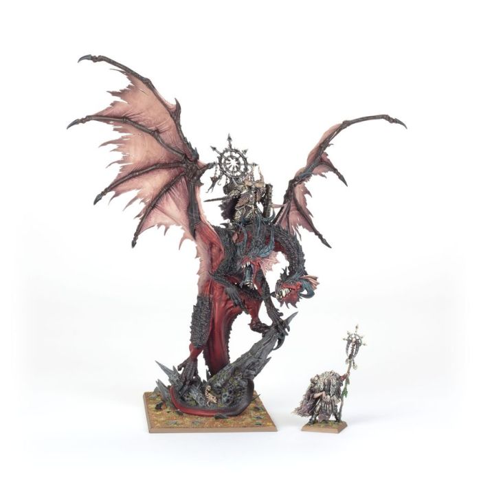 Warriors of Chaos Lord/Sorcerer on Chaos Dragon