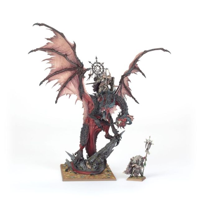 Warriors of Chaos Lord/Sorcerer on Chaos Dragon