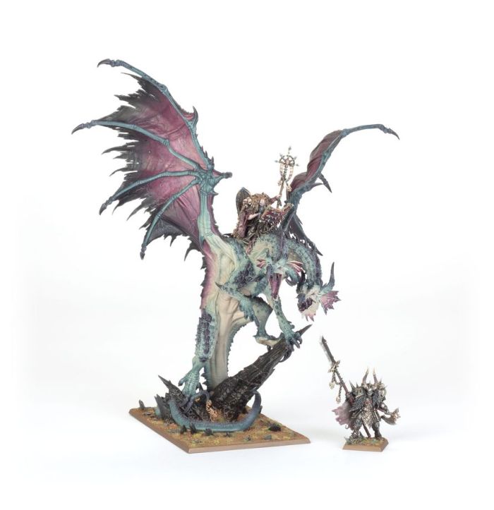 Warriors of Chaos Lord/Sorcerer on Chaos Dragon