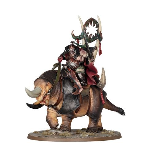 Ogor Mawtribes Morga the Mighty – Overtyrant / Tyrant on Glutthorn