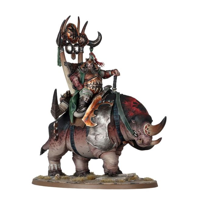 Ogor Mawtribes Morga the Mighty – Overtyrant / Tyrant on Glutthorn