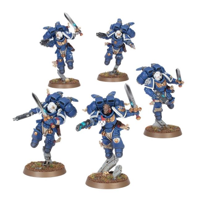 Space Marines Vanguard Veteran Squad with Jump Packs