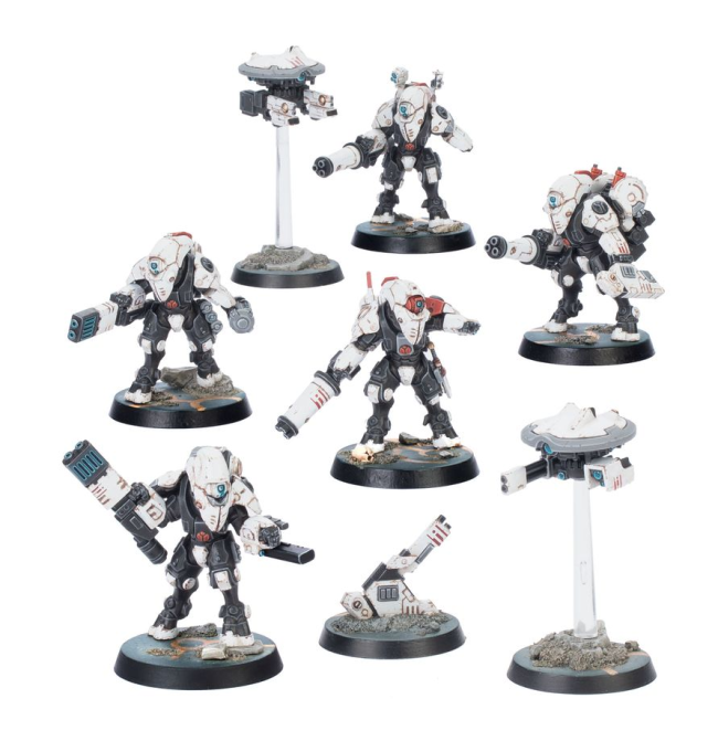 Kill Team: XV26 Stealth Battlesuits (Clear Material)