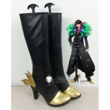 Nanbaka Kiji Mitsuba Black Cosplay Boots Shoes