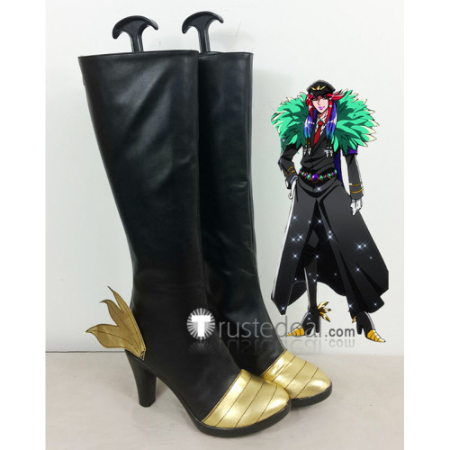 Nanbaka Kiji Mitsuba Black Cosplay Boots Shoes