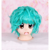 Bleach Nelliel Tu Odelschwanck Kids Chibi Short Blue Green Cosplay Wig