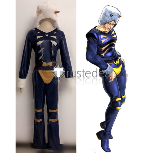 Jojo's Bizarre Adventure Weather Report Cosplay Costume