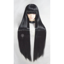 Long Black Cosplay Wig 80cm 150cm