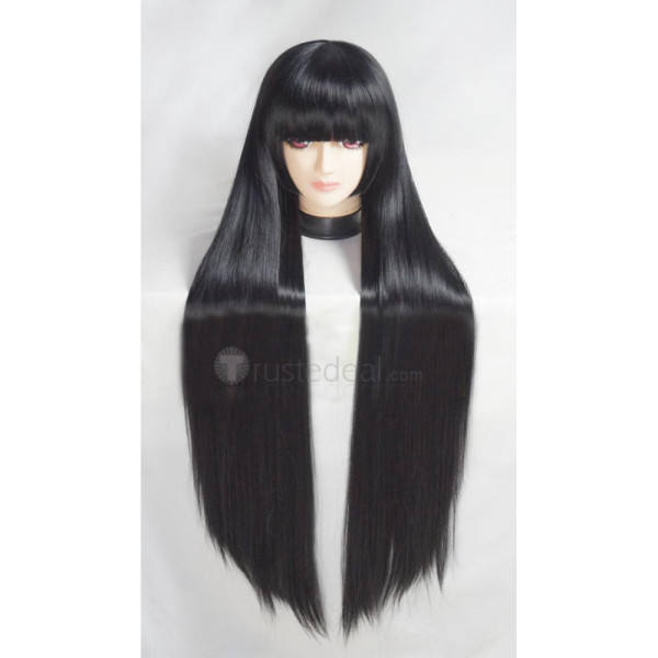 Hell Girl Enma Ai Long Black Cosplay Wig 80cm 150cm