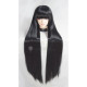 Long Black Cosplay Wig 80cm 150cm