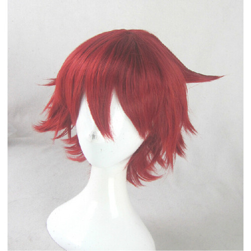 Yowamushi Pedal Naruko Shokichi Short Red Cosplay Wig