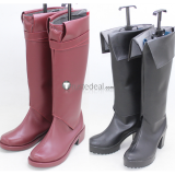 Bungou Stray Dogs Dead Apple Fyodor Dostoyevsky Black Red Cosplay Boots Shoes