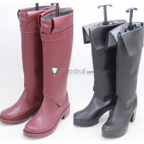 Bungou Stray Dogs Dead Apple Fyodor Dostoyevsky Black Red Cosplay Boots Shoes