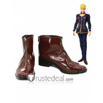 Jojo's Bizarre Adventure Vento Aureo 5 Giorno Giovanna Brown Cosplay Shoes Boots