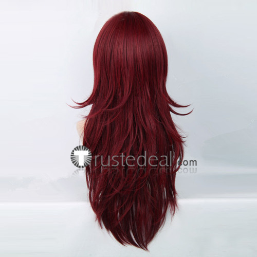 D.Gray Man Cross Marian Dark Red Cosplay Wig