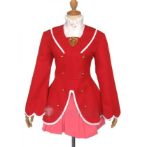 Fushigiboshi No Futago Hime Gyu Fine Red Cosplay Costume