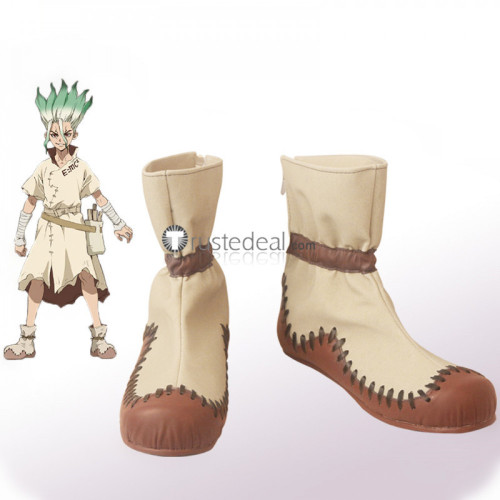 Dr. Stone Senku Ishigami Kinro Ginro Kohaku Ruri Cosplay Shoes Boots