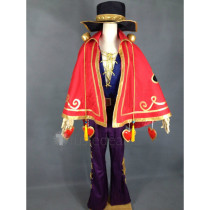 League of Legends The Magnificent Twisted Fate Red Cosplay Costume