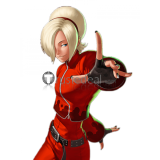 The King of Fighters Ash Crimson Blonde Styled Cosplay Wig