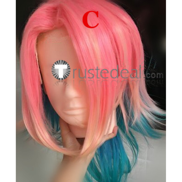 League of Legends LOL Star Guardian Zoe Xayah Rakan Neeko 2019 Cosplay Wigs