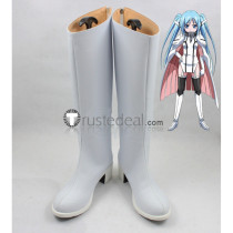 Heaven's Lost Property Sora No Otoshimono Nymph White Cosplay Shoes Boots