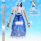 Hanamaru Kanan Ruby You Mari Yoshiko Fun in the Snow Cosplay Costume