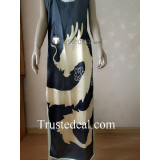 Shaman King Tao Jun Black Cheongsam Cosplay Costume