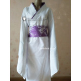 Natsume's Book of Friends Houzukigami Purple White Kimono Cosplay Costume