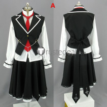 Touhou Project Rumia Black White Cosplay Costumes
