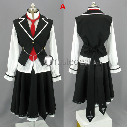 Touhou Project Rumia Black White Cosplay Costumes