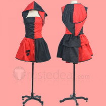Batman Arkham City Clown Girl Harley Quinn Cosplay Costume