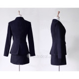 Psycho-Pass Tsunemori Akane Lady's Black Suit Cosplay Costume