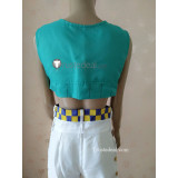 Jojo's Bizarre Adventure Diamond Is Unbreakable Rohan Kishibe White Cosplay Costume 2