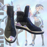 League of Legends KDA New Skins The Baddest ALL OUT Akali KaiSa Ahri Evelynn Black Cosplay Shoes Boots