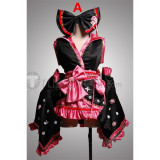 Vocaloid Miku Sakura Lolita Kimono Cosplay Costumes