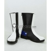 Mobile Suit Gundam Seed Kira Yamato Black White Cosplay Shoes Boots