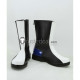 Mobile Suit Gundam Seed Kira Yamato Black White Cosplay Shoes Boots