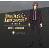 Double Decker Douglas Doug Billingham Black Cosplay Costume