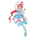 Prism Paradise PriPara Mikan Shiratama White Blue Cosplay Costume