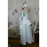 Gijinka Gardevoir White Green Cosplay Costume