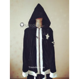 Black Rock Shooter BRS Male Black Velour Hoodie Uniform Cosplay Costume 3