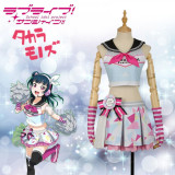 LoveLive Sunshine Aqours Yoshiko Ruby Chika Dia Riko Kanan Hanamaru You Mari Cheerleaders Cosplay Costumes