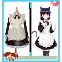 Oreimo My Little Sister Can't Be This Cute Gokou Ruri Kuroneko Maid Cosplay Costume