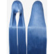 Mirai Nikki Kasugano Tsubaki Long Blue Cosplay Wig