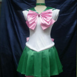 Sailor Moon Sailor Jupiter Makoto Kino Cosplay Costume