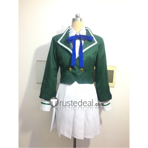 Zombie Land Saga Zonbi Rando Saga Lily Hoshikawa Green Cosplay Costume