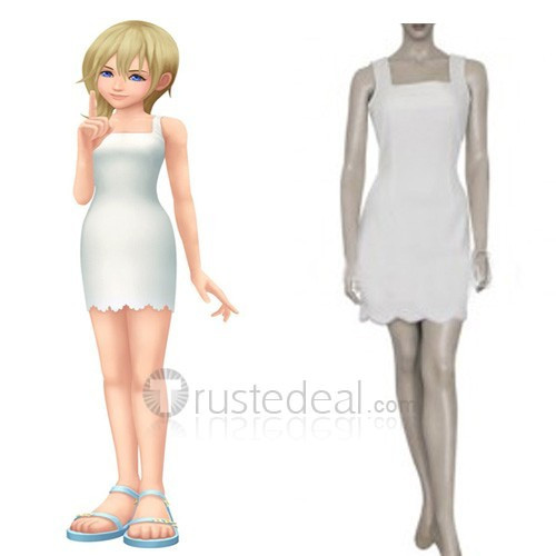 Kingdom Hearts 2 Namine Cosplay Costume