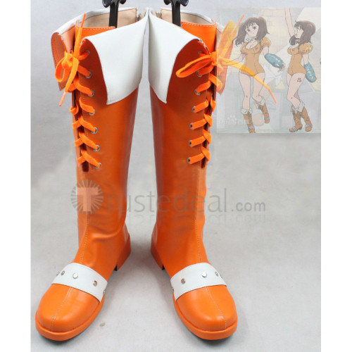 The Seven Deadly Sins Diane Yellow Top Cosplay Costume