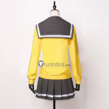 Love Live Sunshine Aqours Hanamaru Kunikida Yellow School Uniform Cosplay Costume